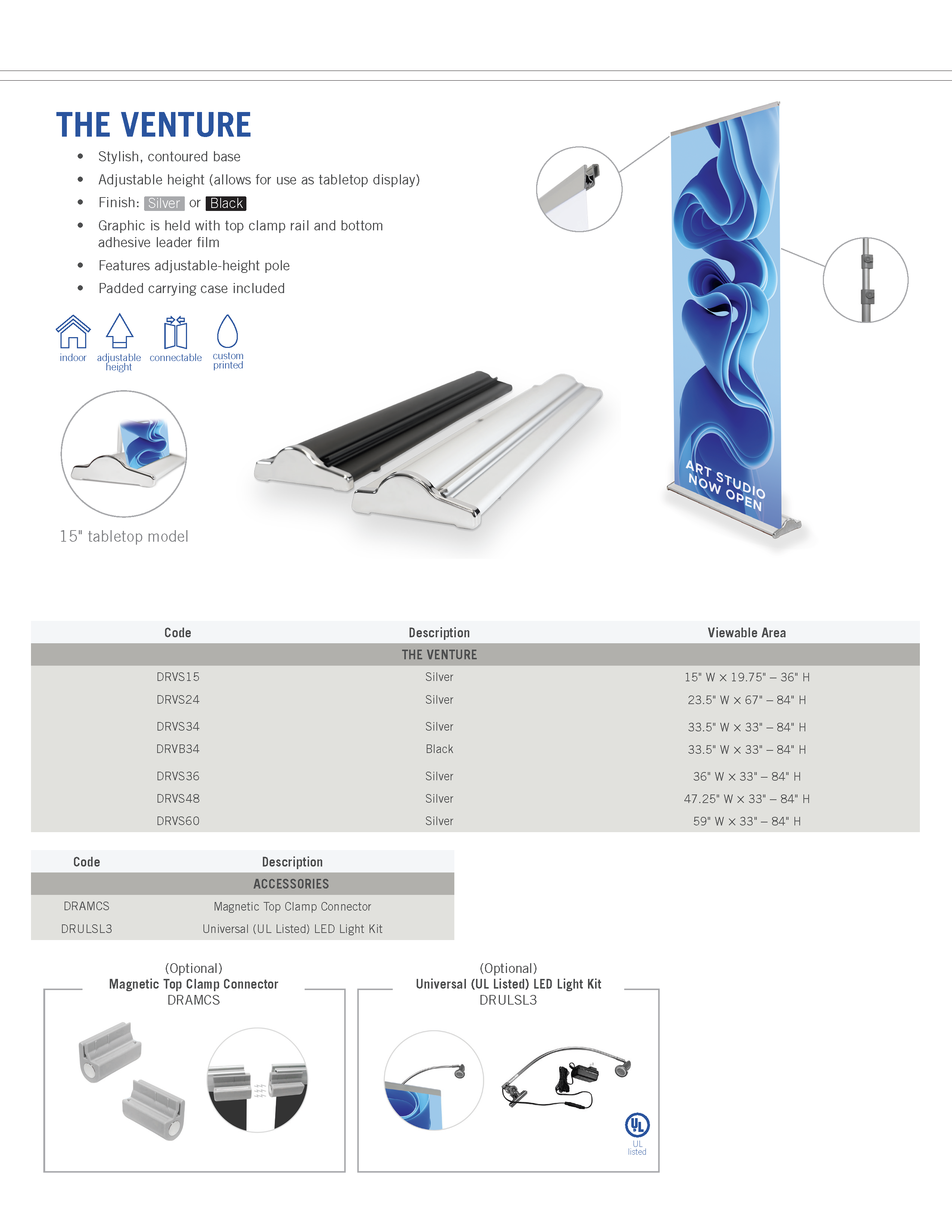 Link to The Venture Unbranded Sales Flyer